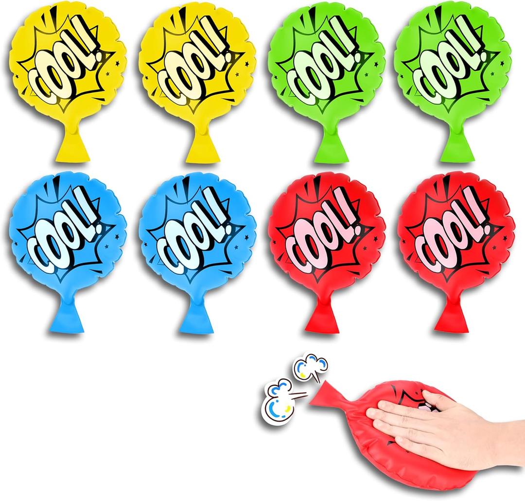 8 Pack Whoopie Cushion for Kids, 8" Large Whoopee Cushion Party Favor, Woopie Cushion Funny Prank Gag Novelty Trick Joke Gift and Toy for Kids White Elephant Gifts for Adults