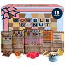 Double Donut Coffee Flavored Hot Chocolate Packets Variety Pack,18 Count Includes Classic, Chocolate Raspberry, Salted Caramel & Peppermint
