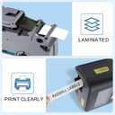 5Pack Replacement for Brother P-Touch Label Tape TZe-231 TZe231 12mm 0.47 Laminated White TZe TZ Label Refills Compatible with Brother Label Maker PT-D210 PT-D220 PT-H110 PT-D600 PT-D400, 8m 26.2ft (Black on White)