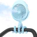 2026 Upgraded Misting Baby Stroller Fan Rechargeable, Flexible Tripod Clip for Car Seat Crib, Baby Shower Gifts & Baby Registry Search, Newborn Essentials for Beach Travel, Disney Summer Essentials