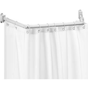 Wenqik Rv Shower Curtain Rod for Bathroom, Hinged Design for 35-42 Inch Aluminum Extend-A-shower Shower Rod for Rv, Bathroom, Bedroom, Fitting Room, Need to Drill