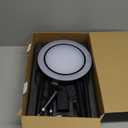 36W Bright LED Floor Lamp for Living Room with Remote, 75.5 Inch Tall Stepless Dimmable Standing Lamp for Office, Torchiere Floor Lamp with 2 Rotatable Lights 1900K-6500K for Bedroom