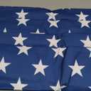 Patriotic Throw Pillow Covers Set of 2 16x16 Blue Stars Outdoor Waterproof Pillowcase American Memorial Independence Day Pillow Cases Linen Farmhouse for Sofa Couch Bed (16" x 16", Blue)