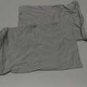 Hahafelt 2 Pack 7"x11" Cooling Small Pillowcase (Only Pillow Case) Mini Pillowcase with Zipper for Travel Sleeping Cars Dogs Cool Tiny Pillow Cover for Neck Wrist Lumbar Knee Cushion(Gray)