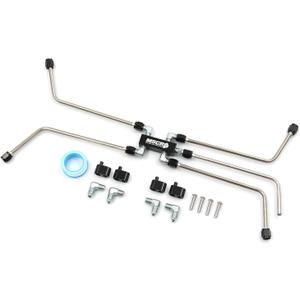 MSCRP AN4 Fuel Brake Line,LS Coolant Crossover Steam Vent Kit LS Stainless Coolant Crossover Steam Vent Kit Compatible with for LS1, LS2, LS3, LS6, LS7, LS9, LSX