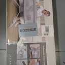 Electric Smart Soothing Baby Bassinet with 5 Rocking Speeds, 3 Timer Modes, 12 Soothing Musics, 3 Adjustable Heights, Breathable Mesh Sides and Mosquito Net (Grey)