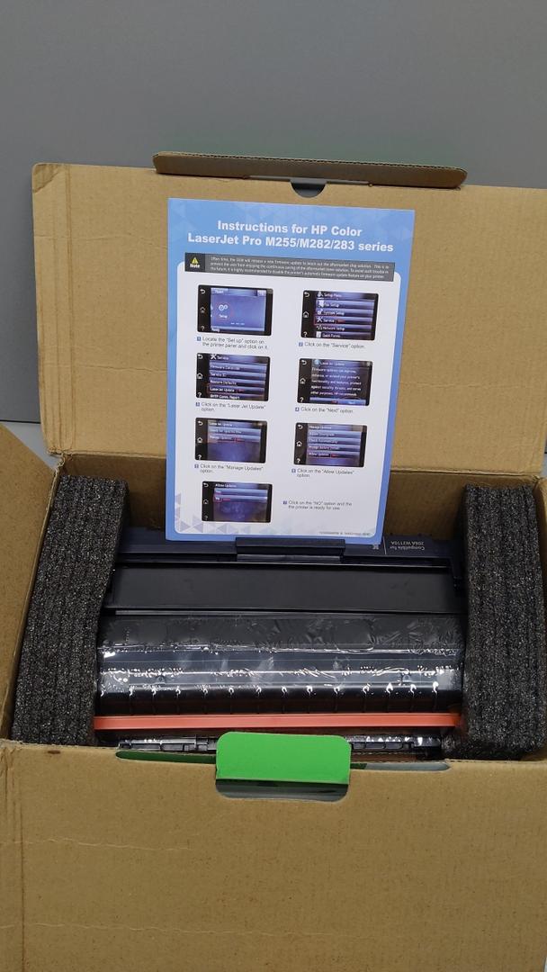 206A Toner Cartridges 4 Pack: M283fdw M283cdw M255dw 206X Set Compatible for HP 206 206A Color LaserJet Pro MFP M283fdw M283fdn M282nw M283 W2110A Printer High Yield Ink (Black Cyan Yellow Magenta)