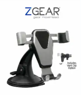 ZGEAR Dash, Window Or Vent Gravity Grip Mount Universal Mount