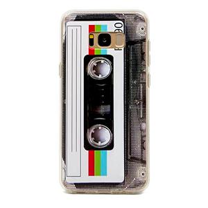 FAteamll Case for Galaxy S8 Plus Matte Finish with TPU Soft Bumper Retro Cassette Tape Case Compatible with Samsung Galaxy S8 Plus