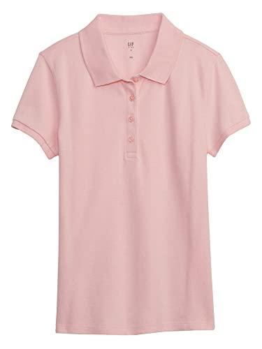 GAP Girls Uniform Polo Shirt, Light Shell Pink, X-Large US