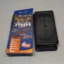 LULUCATCH Mouse Traps, 6 Pack Large Glue Traps Mouse Traps Indoor for Home, Pre-Baited Non-Toxic Bulk Glue Boards for Mice, Snakes, Rat, Lizard & Spiders, Pet Safe Pest Control (Black)