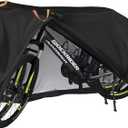 Puroma Bike Cover for 1/2/3 Bikes, Waterproof Outdoor Storage Bicycle Covers Rain Sun UV Dust Wind Proof with Lock Hole for Mountain Road Electric Bike