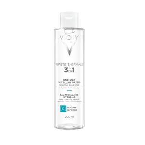 Vichy Puret Thermale One Step Micellar Water Makeup Remover & Facial Toner, Micellar Cleansing Water & Vitamin B5, No Rinse Needed, Gentle Eye Makeup Remover & Hydrating Toner For Face