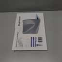 BlueSwan Anti-Cracking Hard Shell Case Compatible with MacBook Pro 14-inch M5 2026 2025-2021 Release M4 M3 M2 M1 Pro/Max Chip, Anti-Fingerprint Soft TPU Bumper, Frosted Black