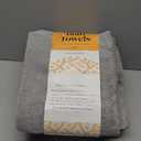 Quick-Dry, Soft & High Absorbent Bath Towels 27"x54" Cotton Turkish Bath Towel Set of 4 | Daily Use 100% Cotton Towels for Bathroom, Gym & More | Bathroom Towels Set (4 Pcs, Grey)