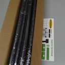 Black Curtain Rods, Room Darkening Rod for Windows 48 to 90 Inches(4-7.5Ft), Wrap Around Curtain Rods, Heavy Duty Blackout Drapery,Modern Decorative Window Treatment Rod, Matte Black