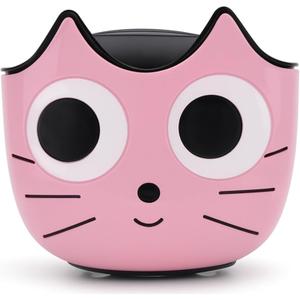3 Pieces Juju Kitty Sink Drain Basket - Kitchen Sink Strainer Basket - Colander for Kitchen Food Strainer - Drainer for Food Strainers for Kitchen (Pink)