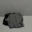 V VOCNI Women's Maternity Pants Maternity Activewear Jogger Track Cuff Sweatpants Over The Belly Stretchy Pregnancy Pants (Black/Dark Heather Gray, Small)