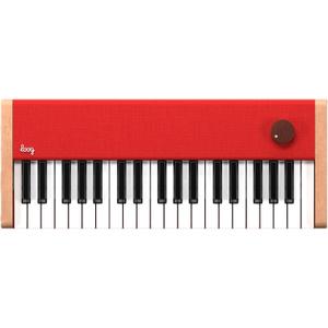 Loog digital piano - portable keyboard for beginners with musician grade sound, MIDI over USB-C rechargeable musical educational instrument