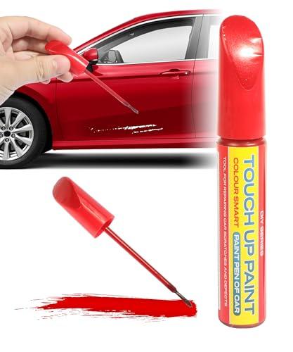ESEWALAS Car Paint Pen,Car Paint Repair,Car Repair Scratch Remover,Touch Up Paint for Cars,Car Accessories Car Scratch Repair Paint Pen,Quick Easy Car Touch Up Paint Pen for Car Deep Scratches (Red), Pack of 10