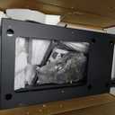 Foldable Grill Cart Table for Blackstone 22 Inch 17 Inch Tabletop Griddle Accessories, Portable Collapsible Grill Stand for Backyard, Camping and Outdoor Cooking with Wheels Side Table Transport Handle