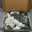 Lisuun Wedding Arch Flowers, Artificial Flowers for Decoration, Large Flower Swag for Boho Styles Wedding Ceremony Floral Decor - Pack of 2