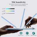 Stylus Pen for iPad11&10thGen,14Mins Faster Charge, with Pencil Holder,Palm Rejection, Tilt Sensitivity, for iPad Air11&13-inch(M3/M2), iPad Pro 11&13-inch (M4),iPad 6-11th,iPad Pro 11/12.9 inch