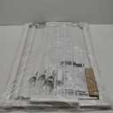 MEEGEEM Baby Gate - 40'' Extra Tall and 30''-37'' Adjustable Width Pet Gate for Stairs & Doorways & House and More, Can Use As Dog Gate, Pressure Mounted, No Drilling, Auto Close, White