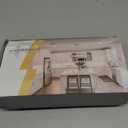 Amerdeco 10 Pack Matte Black and Gold Knurled Cabinet Pulls 7.5 Inch Hole Center Kitchen Cabinet Handles for Drawer Cupboard and Wardrobe ZH0038