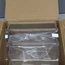 4 Pcs Acrylic Postcard Holder 4 x 6 Inch Brochure Organizer Flyer Display Stand Clear Greeting Card Display Magazine Holder for Card Organizer Desk Table Home Office Menu