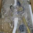 Dimmable Floor Lamp, Industrial Floor Lamps for Living Room, Gold Tree Lamp Standing Lamp Tall Lamps with 3 Elegant Teardrop Cage Head & 800 Lumens LED Bulbs for Living room Bedroom Office Dining Room (Gold-Metal Base-70 inches)