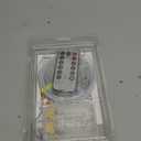 echosari Battery Powered Led Strip Lights with Remote Warm White, 8 Modes, Dimmable, Timer, Self-Adhesive, Cuttable, Waterproof, 9.8FT 90Led Strip Lights for TV Kitchen Cupboard Bedroom Decor