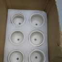 Remerry 12 Pcs Succulent Pots 2.5 Inch Ceramic Small Mini Pots DIY Figurines Paint Easter Gifts Kit Unpainted Ceramic Bisque 