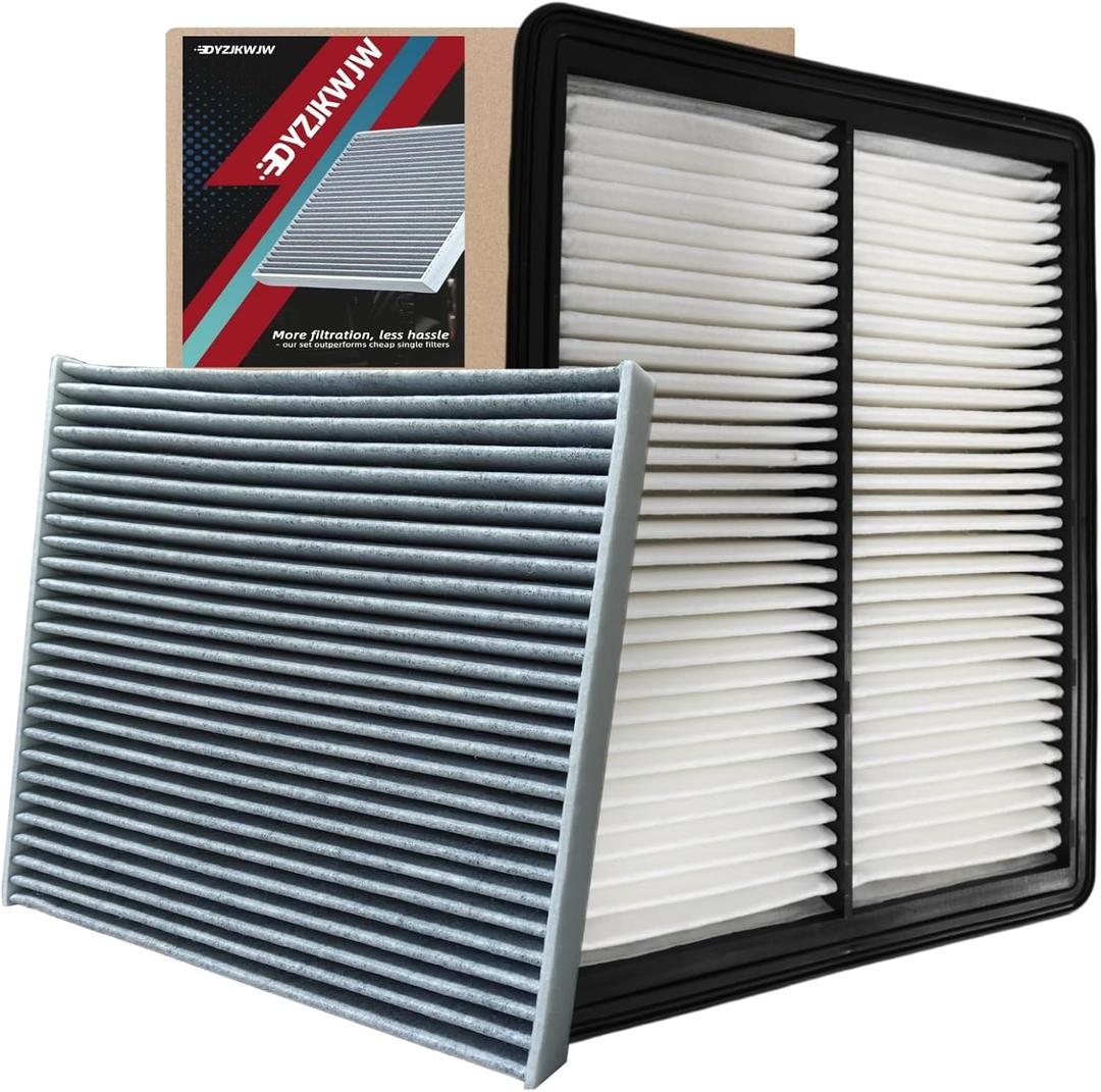 Cabin and Engine Air Filter Kit for Hyundai Sonata 2020-2025, Tucson 2022-2025, Santa Cruz 2022-2025, Santa Fe 2021-2025,For Kia K5 2021-2025,Sorento 2021-2025,For Sportage 2023-2025  Not For Hybrid