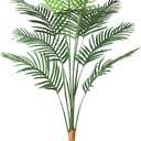 CROSOFMI Artificial Areca Palm Tree 4.5Ft Fake Tropical Palm Plant,Perfect Faux Dypsis Lutescens Plants in Pot for Indoor Outdoor Home Office Garden Modern Decoration Housewarming Gift