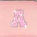 Uygafly Graduation Gifts for Teens Kids Daughter Sister Her - Birthday Gifts for 3 4 5 6 7 8 9 10 11 12 13 Year Old Girls,Fanny Pack Crossbody Bag Belt Bag Cute Trendy Stuff | Peach,Initial A