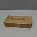 PLUGTUL Green Indoor Extension Cord 3 FT, 2 Prong Extension Cord, 3 Polarized Outlets with Safety Cap Protect for Home Office, 16/ 2 SPT-2 ETL Listed, 3 Pack