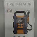 Portable Tire Inflator Air Compressor,150 PSI Heavy Duty Cordless Air Pump for Car Tires, 4X Faster Inflation Battery Operated Car Tire Pump for Big Cars, Motorcycles, Bikes