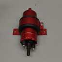 Universal External In Line Fuel Pump High Pressure With Mounting Bracket Clamp 12V Gasoline Fuel Injection Pump Replacement 0580464070 0580453911 0580463017 Red Electric Injection Systems