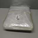 100Pcs Plastic Envelopes with Snap Closure, Clear Folders for Documents Plastic A4 Letter Size Clear Envelope Pouch for School Home Office Supplies