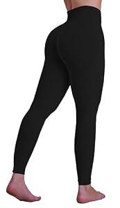 Sunzel Butt Lifting Leggings for Women, Hidden Scrunch High Waisted Tummy Control Workout Pants, 28",Black,X-Large