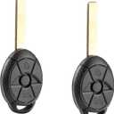 USA Remote Key Fob Control for 2005-2007 Mini Cooper (LX8F2V) (Set of 2) (Two)