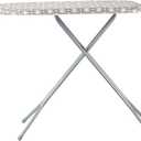 VEVOR Ironing Board with Large 51 x 13 Ironing Surface, Thickened 4 Layers Iron Board with Heat Resistant Cover and 100% Cotton Cover, 7 Adjustable Heights Ironing Board for Home Laundry Room Use