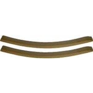 Pair STEAM Bent Oak Rocker Runners 1-3/4" Wide Wood Curved Legs feet bar Chair seat Bench Rocking