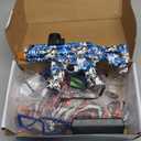 2 Set Electric Splatter Blaster Toy, Outdoor Team Games, Christmas, Halloween, Birthday, New Year Gift for Ages 14+ (Red+Blue)