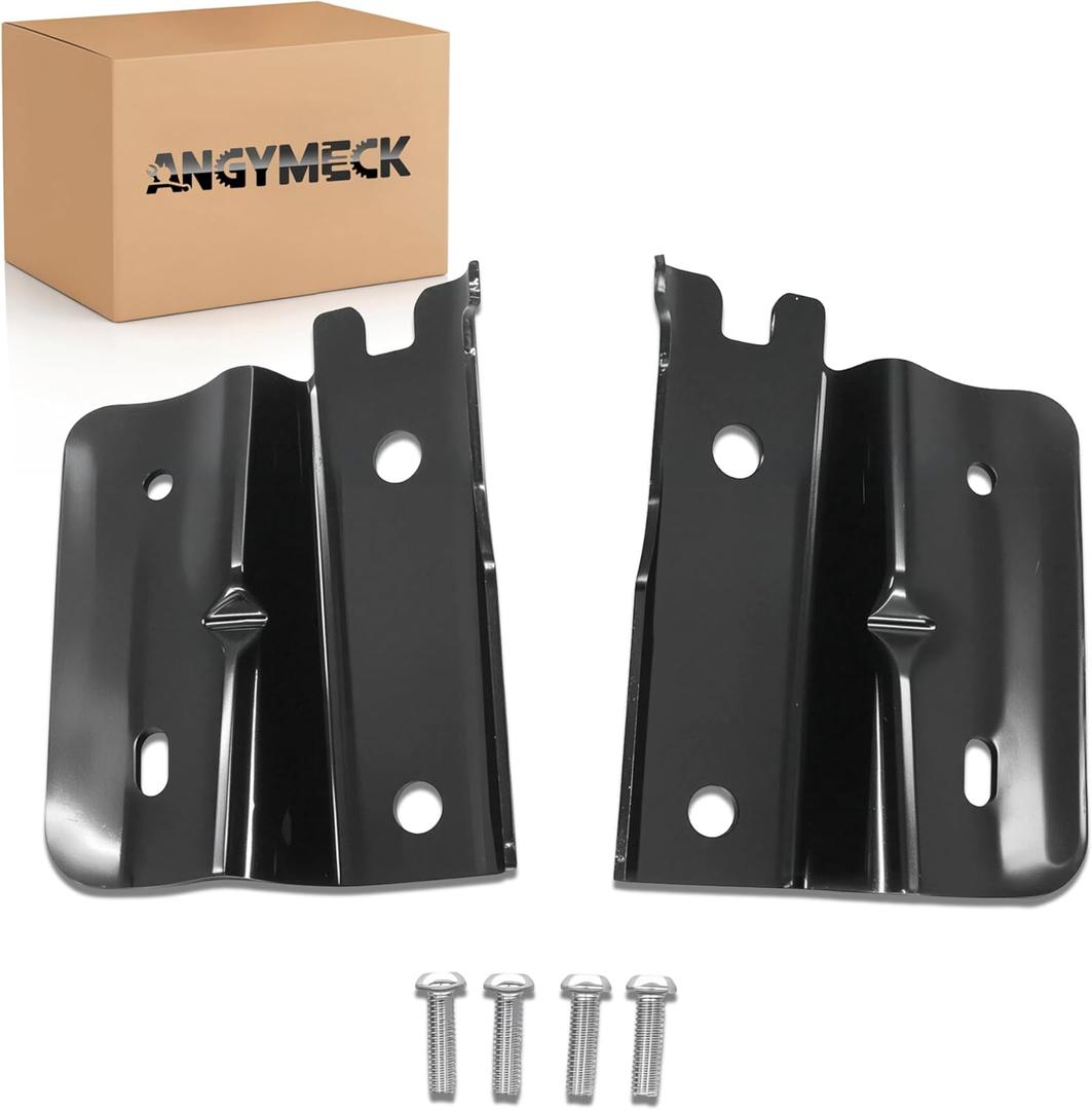 Soft Top Bow Brackets Kit (Left & Right) with Mounting Screws Compatible with 2013-2017 Jeep Wrangler JKU 4-Door ONLY, Replacement for 68163704AB 68163705AB - Heavy Duty Steel