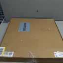 Modern Walnut Dial Wall Clock, Wood Large Wall Clock Decor Metal Frame Silent Non Ticking for Living Room, Bedroom, Kitchen, Study Decoration, Handmade Home Present Idea, 20 in 50 cm