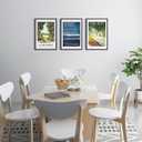 upsimples 16x24 Picture Frame, Display Pictures 14x20 with Mat or 16 x 24 Without, Wall Hanging Poster Frames, Black, 1 Pack