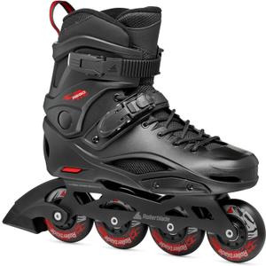 Rollerblade RB 80 Men's Urban Inline Skate, Black and Red, 11