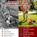 Cordless Weed Wacker Electric Eater Battery Powered 21V